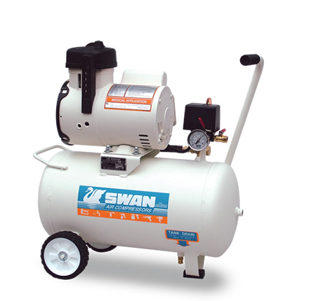 Swan Oil Less Air Compressor DR-115-30L